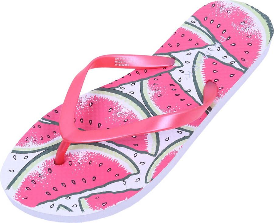 Produkt Witte teenslippers met watermeloenmotief 36