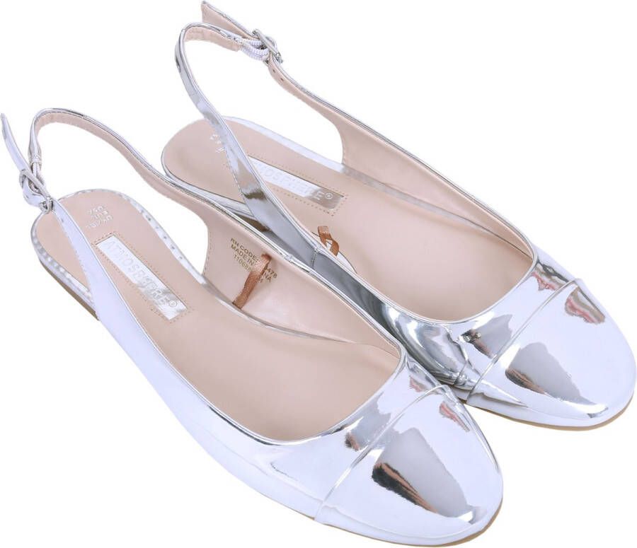 PRODUKT Zilveren glinsterende spiegel ballerina's
