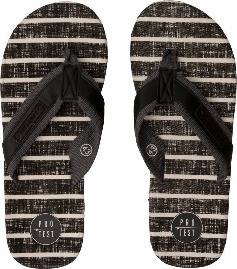 Protest Jaxson Slippers Heren Lichtgewicht Teenslippers True Black