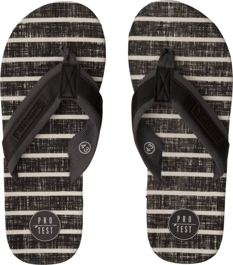 Protest Jaxson Slippers Heren Lichtgewicht Teenslippers True Black