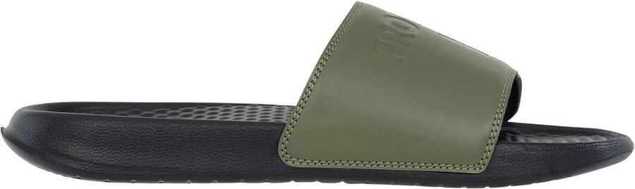 Protest PRTBerden Badslippers Heren Brede band Comfortabele pasvorm Zwart Artichoke Green - Foto 2