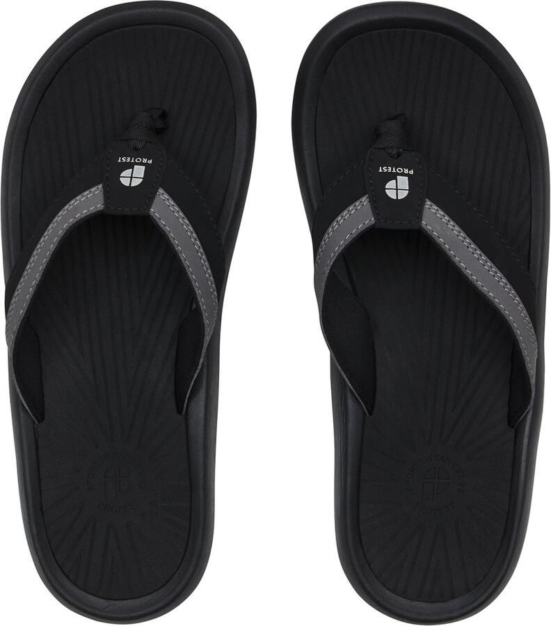 Protest PRTKirk Slippers Heren Lichtgewicht Teenslippers Zwart True Black - Foto 2
