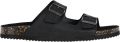 Protest PRTMikal Slippers Heren Brede banden Gesp Zwart True Black - Zwart