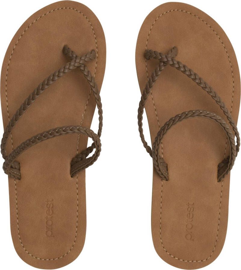 Protest Prthumble Sandalen Dames Kunstleer Coconut