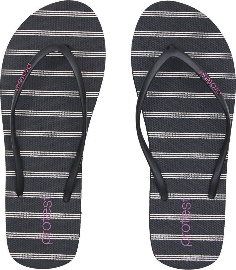 Protest Prtsalva Slippers Dames Lichtgewicht Teenslippers True Black