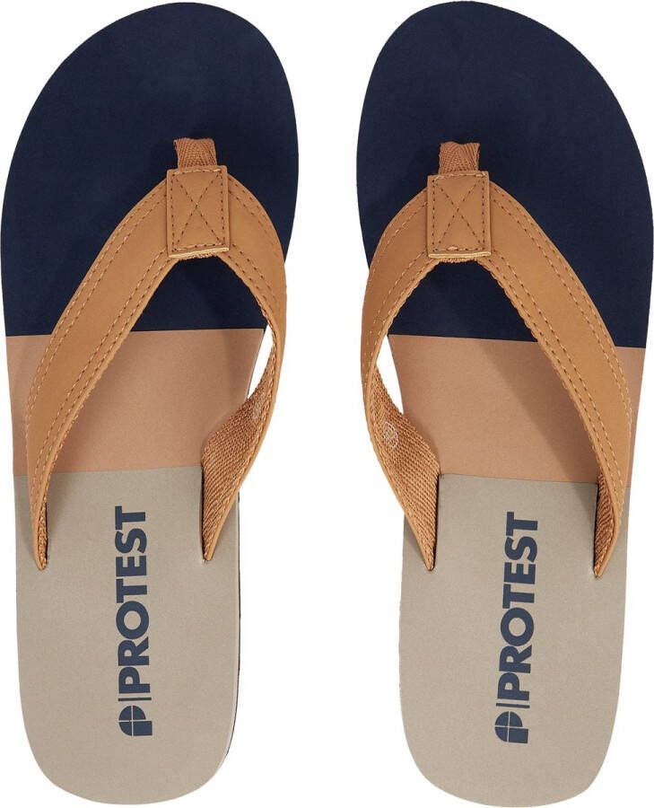 Protest Prttorini Slippers Heren Lichtgewicht Teenslippers Night Skyblue
