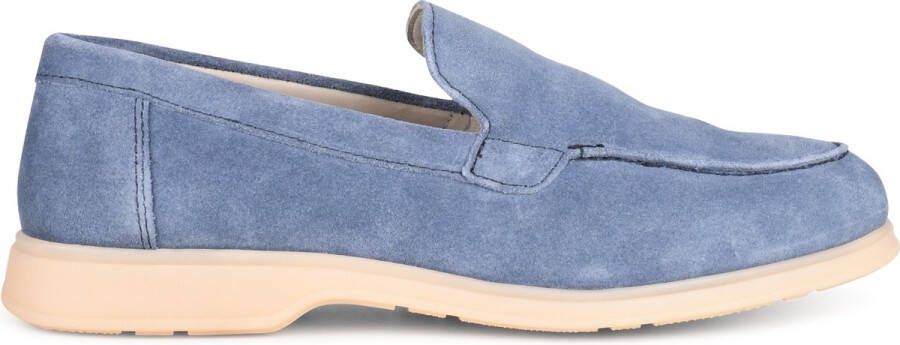 PS Poelman Andre suède loafers blauw