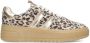 PS Poelman Anemone leren sneakers met panterprint beige - Thumbnail 7