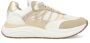 PS Poelman Charu chunky leren sneakers wit beige - Thumbnail 2