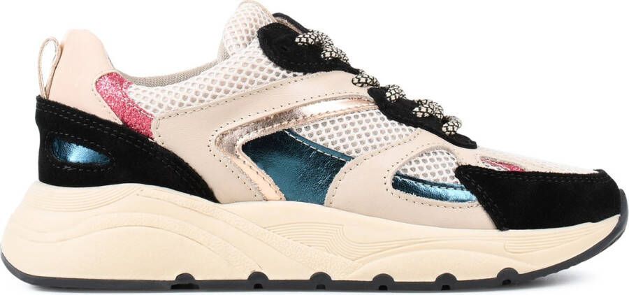PS Poelman CIBEL Dames Sneakers Zwart Multi
