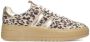 PS Poelman Anemone leren sneakers met panterprint beige - Thumbnail 7
