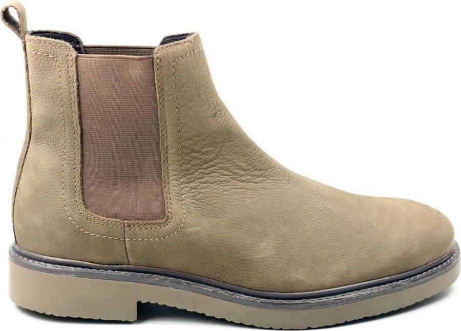 PS Poelman HUDSON Heren Chelsea Laarzen Donker Taupe