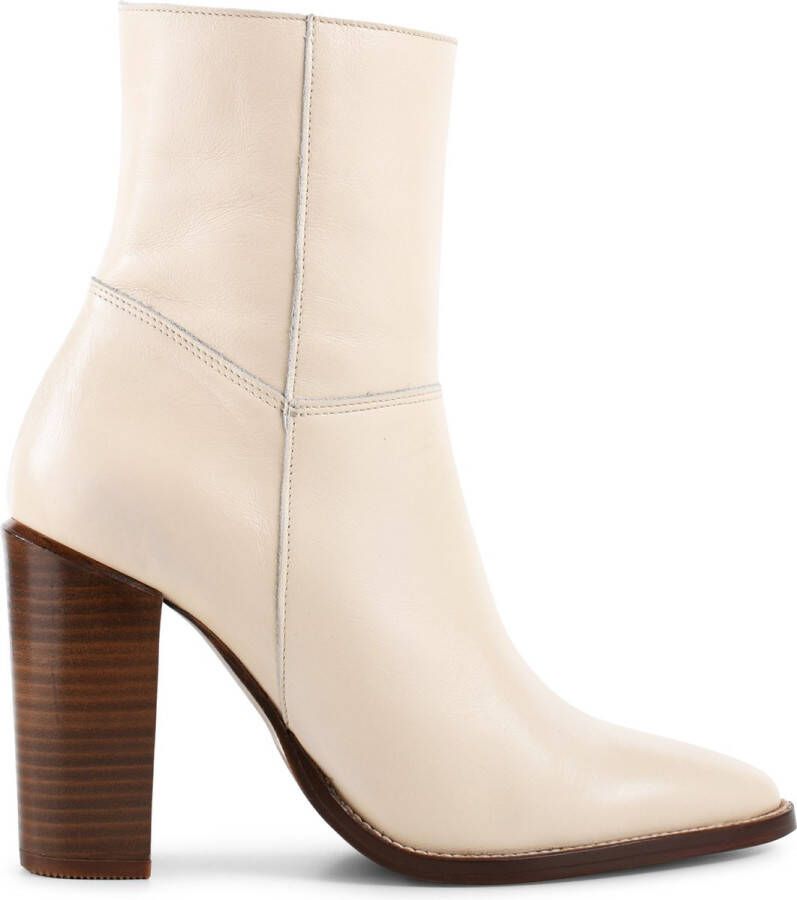 PS Poelman MADE Dames Laarzen met hak Gebroken Wit