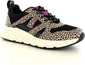 POSH by Poelman Carocel chunky sneakers beige zwart