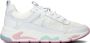 Poelman Lage sneakers P7069 met kleurrijke details White Dames - Thumbnail 2