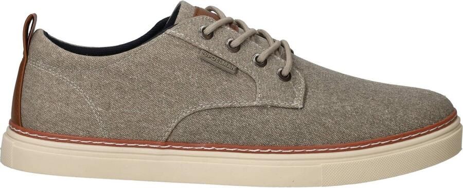 PS Poelman Canvas Veterschoenen Heren Beige - Foto 2