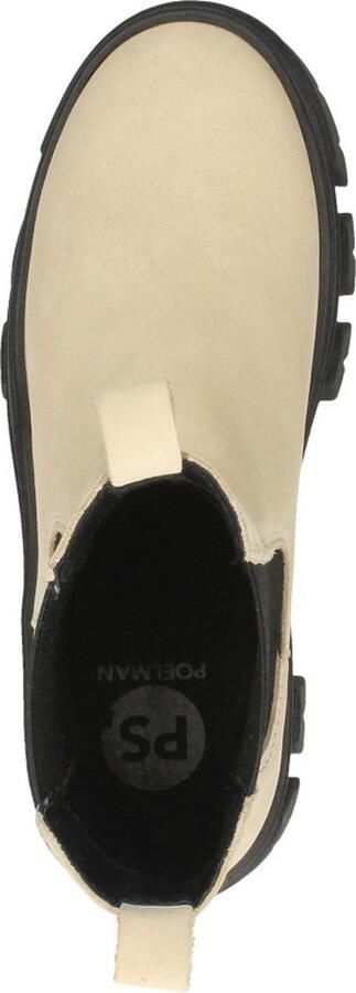 PS Poelman PS. POELMAN Chelsea boots Enkellaarsjes Hak beige - Foto 6