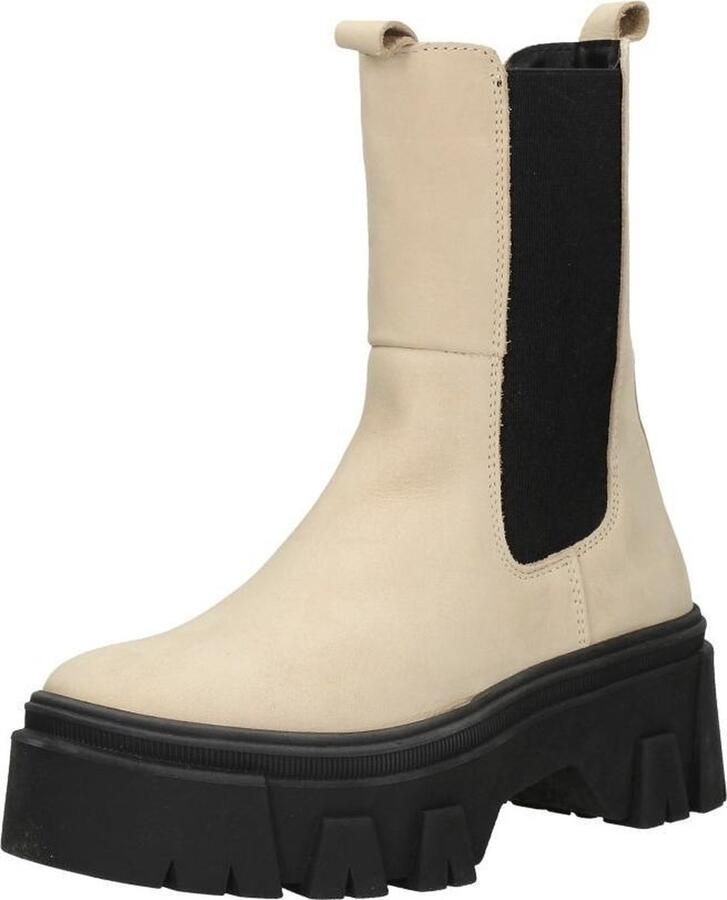 PS Poelman PS. POELMAN Chelsea boots Enkellaarsjes Hak beige - Foto 4