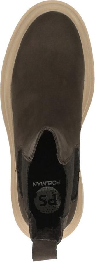 PS Poelman PS. POELMAN Chelsea boots Enkellaarsjes Hak donkerbruin - Foto 5