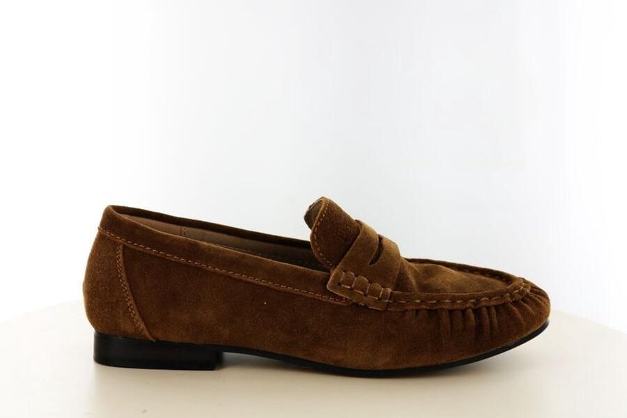 Poelman Sammy loafers met panterprint cognac - Foto 4
