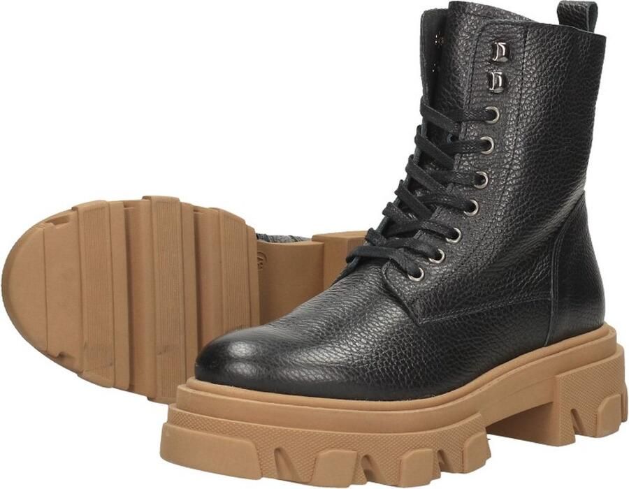 PS Poelman PS. POELMAN Dames veterschoenen Hoog zwart - Foto 7