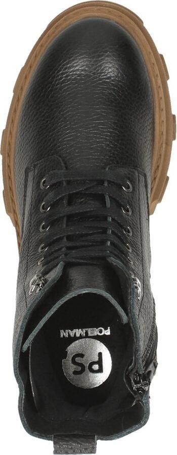 PS Poelman PS. POELMAN Dames veterschoenen Hoog zwart - Foto 13