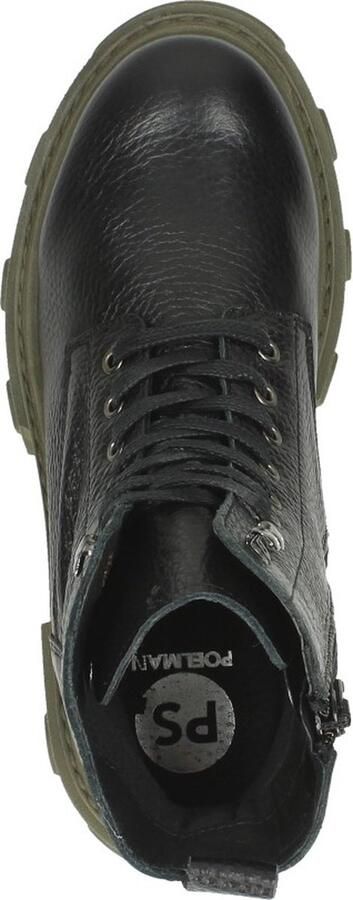 PS Poelman PS. POELMAN Dames veterschoenen Hoog zwart - Foto 12