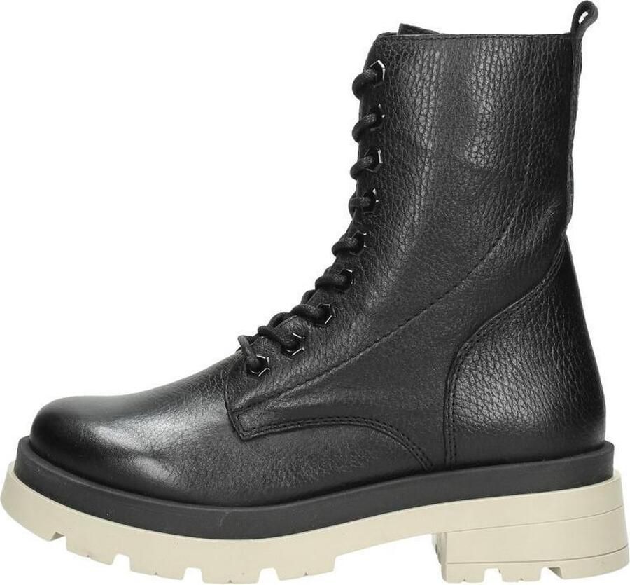 PS Poelman PS. POELMAN Dames veterschoenen Hoog zwart - Foto 3