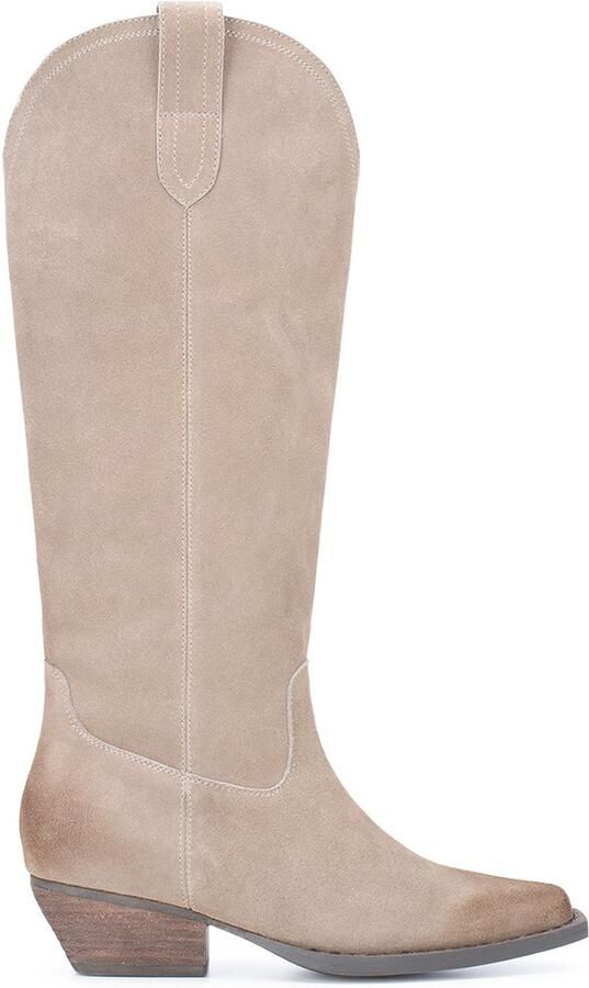 PS Poelman DANA Dames Laarzen Middel beige - Foto 3