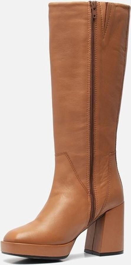 PS Poelman Laarzen Cognac Leer 208610 Dames Leer - Foto 4