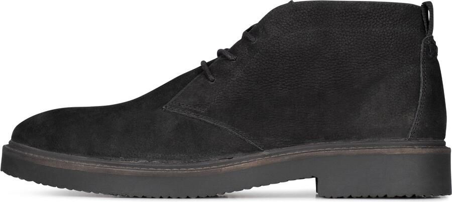 PS Poelman HUDSON Heren Hoge Veter Schoenen Zwart