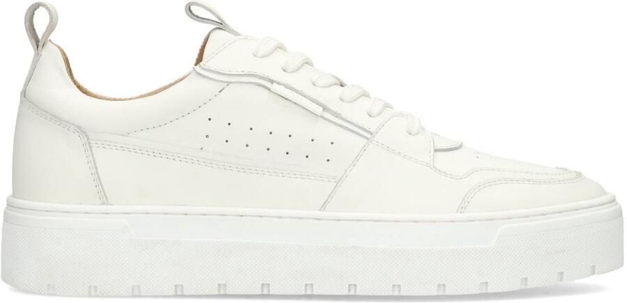 PS Poelman IVAR Heren Sneakers Wit Met Combinatie