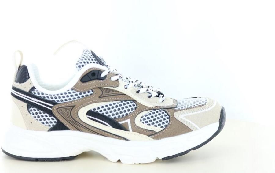 PS Poelman leren sneakers bruin beige - Foto 4