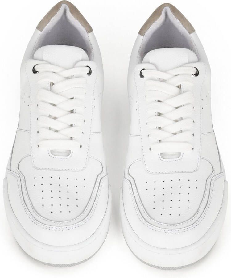 PS Poelman KEVIN Heren Sneakers Wit met combinatie