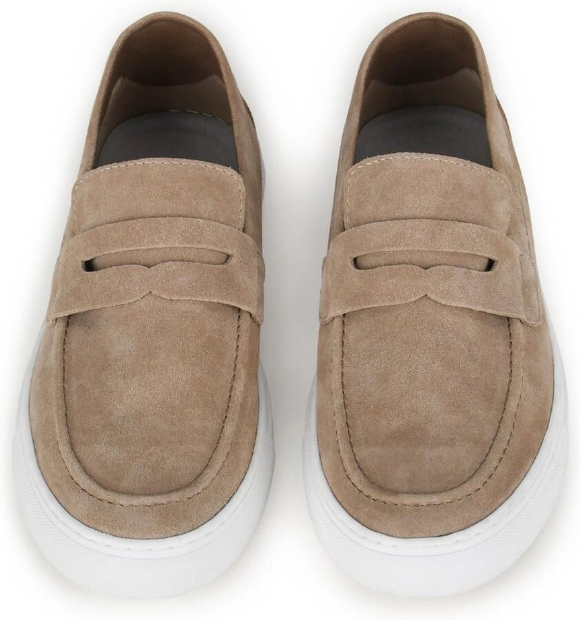 PS Poelman MICK Heren Loafers Licht bruin