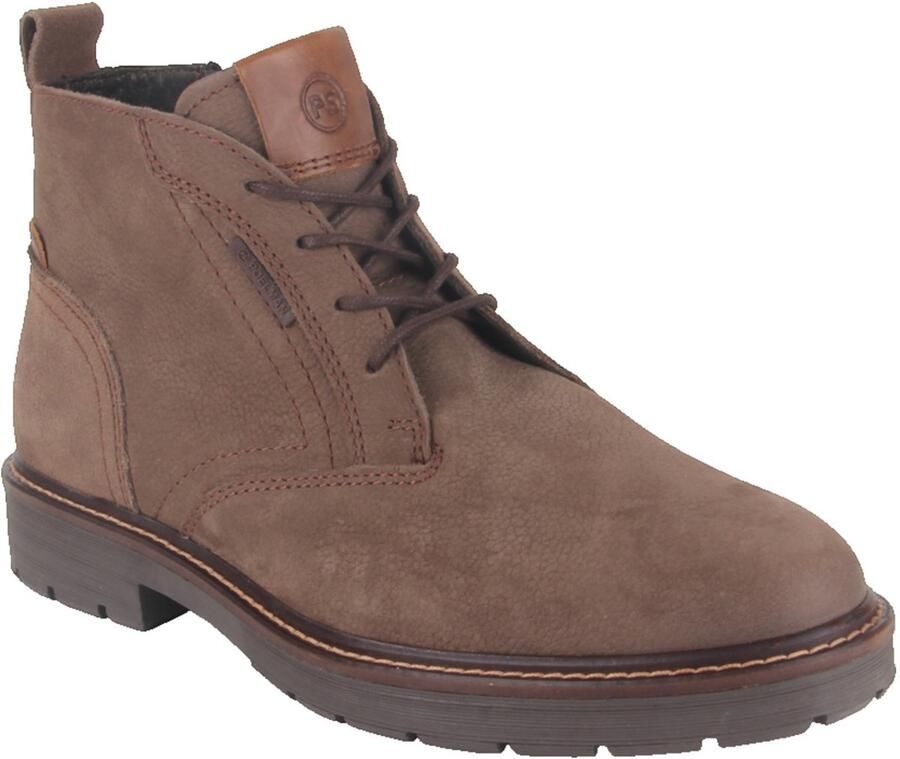 Poelman Veterboots ' NICK Herren Schnürschuhe' bruin