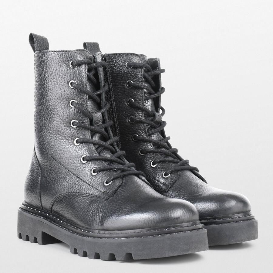PS Poelman Saturno leren veterboots zwart - Foto 3