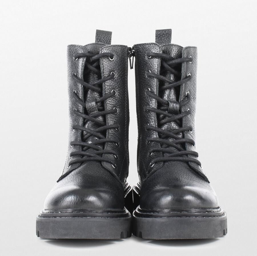 PS Poelman Saturno leren veterboots zwart - Foto 4
