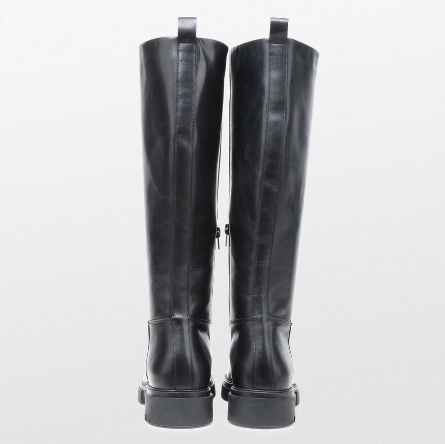 PS Poelman SOPHIE Dames Hoge Laarzen Zwart - Foto 7
