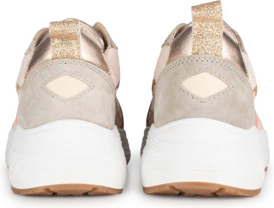 PS Poelman TRIANGLE Dames Sneakers Zwart met combinatie - Foto 4