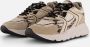 PS Poelman Sneakers beige Leer Dames - Thumbnail 1