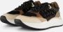 PS Poelman Sneakers zwart Leer Dames - Thumbnail 2