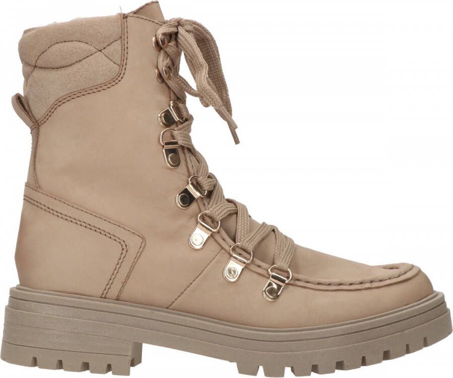 PS Poelman Veterboot Vrouwen Beige