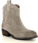 PS Poelman Bila suède cowboylaarzen beige Meisjes Suede Effen 37 - Thumbnail 2