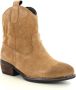 PS Poelman Bila suède cowboylaarzen cognac Bruin Meisjes Suede Effen 38 - Thumbnail 2