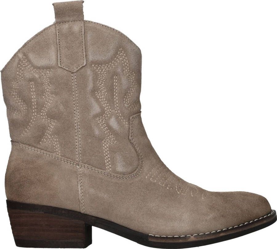 PS Poelman Western Laars Vrouwen Bruin grijs beige