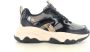 POSH by Poelman Gigi chunky sneakers zwart beige - Thumbnail 2