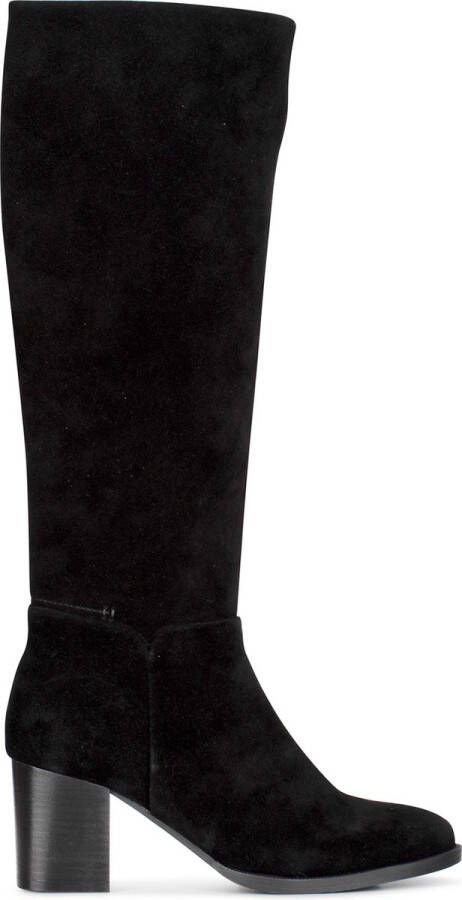 PS Poelman Fleur suède laarzen zwart