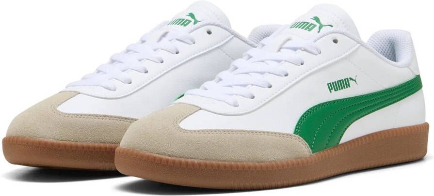 PUMA 9-T unisex sportschoenen trainers 398174 18 wit lichtgroen