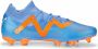 PUMA Future Match Gras Kunstgras Voetbalschoenen (MG) Blauw Oranje Wit - Thumbnail 2